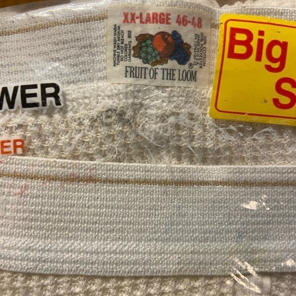 Fruit of the Loom New Old Stock Vintage Men’s Size 2XL Thermal Long Underwear - Picture 5 of 6